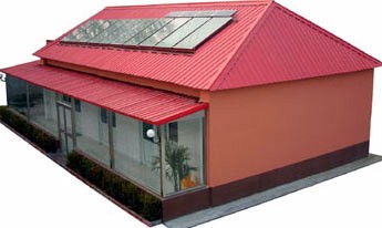 北方水源不便地區太陽能熱水器的應用